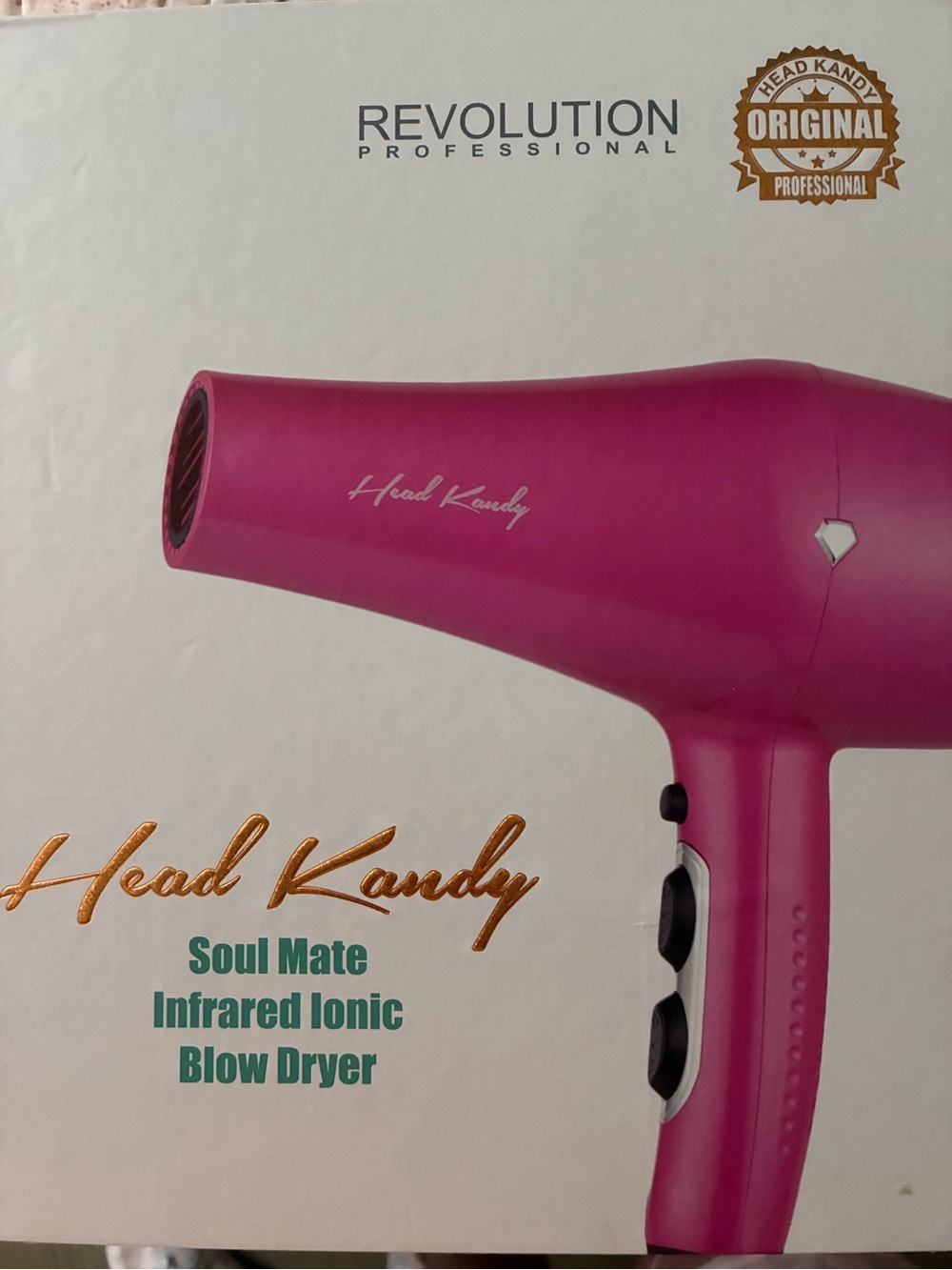 Head Kandy Soul Mate Infrared Ionic Blow Dryer - Pink